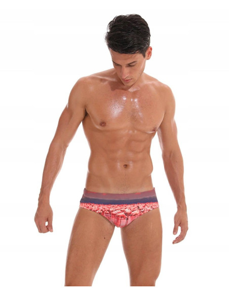 KĄPIELÓWKI MĘSKIE SLIPY SLIPKI PLAŻA FLAMINGI