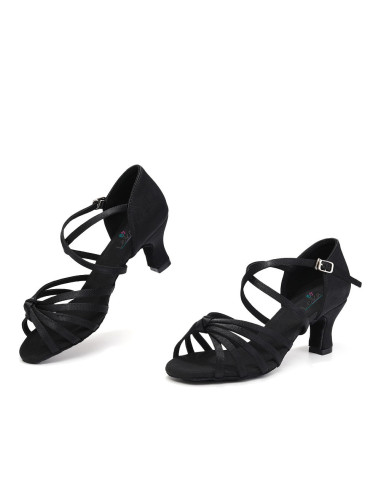 BUTY DO TAŃCA TANECZNE LATINO SALSA 5cm - CZARNE