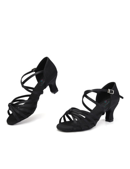 BUTY DO TAŃCA TANECZNE LATINO SALSA 5cm - CZARNE