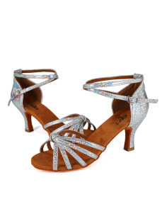 BUTY DO TAŃCA TANECZNE LATINO SYRENKA GLOW 7cm