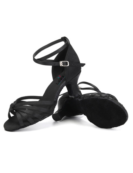 BUTY DO TAŃCA TANECZNE LATINO SALSA 5cm - CZARNE