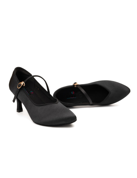 BUTY TANECZNE DO STANDARDU CZARNE BLACK 7,5cm