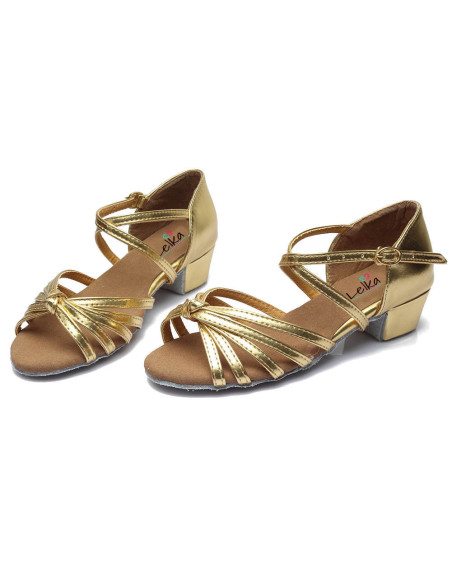 BUTY DO TAŃCA TANECZNE LATINO SALSA 3cm - ZŁOTE