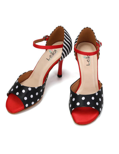 BUTY DO TAŃCA TANECZNE TANGO HIGH HEELS 8,5cm - SYCYLIA