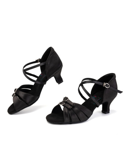 BUTY DO TAŃCA TANECZNE REGULOWANE CZARNE 5,5cm