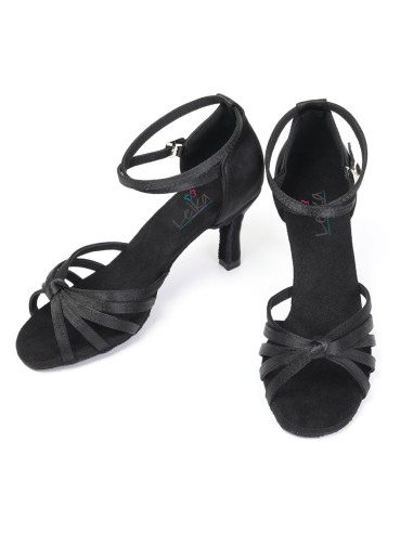 BUTY DO TAŃCA TANECZNE WYGODNE 7CM - CZARNE