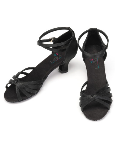 BUTY DO TAŃCA TANECZNE WYGODNE 5CM - CZARNE