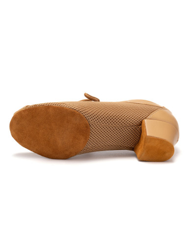 BUTY TANECZNE ĆWICZKI SZNUROWANE SIATKA 4,5cm