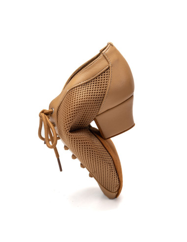 BUTY TANECZNE ĆWICZKI SZNUROWANE SIATKA 4,5cm