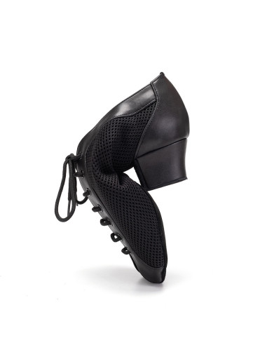 BUTY TANECZNE ĆWICZKI SZNUROWANE SIATKA 4,5cm