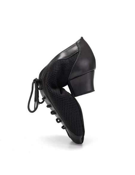 BUTY TANECZNE ĆWICZKI SZNUROWANE SIATKA 5cm