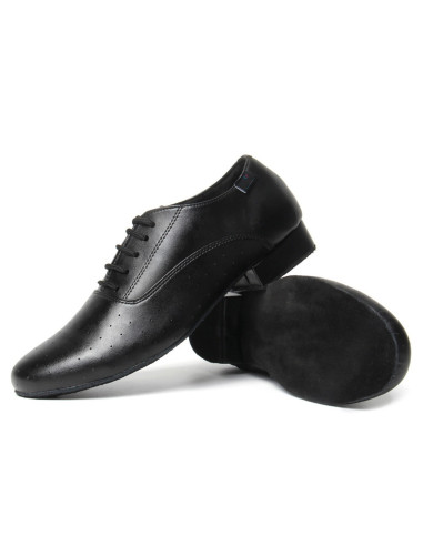 MĘSKIE BUTY DO TAŃCA TANECZNE SKÓRZANE CZARNE TOP