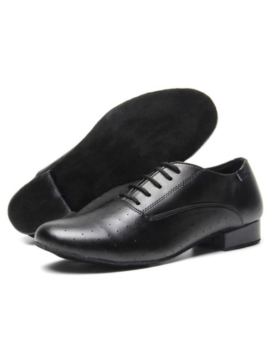 MĘSKIE BUTY DO TAŃCA TANECZNE SKÓRZANE CZARNE TOP