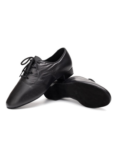 BUTY MĘSKIE DO TAŃCA SKÓRZANE DO STANDARDU 2,5cm