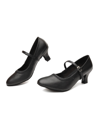 BUTY DO TAŃCA TANECZNE STANDARDU CZARNE BLACK 5cm