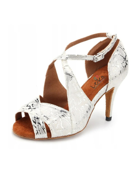 BUTY DO TAŃCA NA ŚLUB ŚLUBNE JAK WĄŻ OBCAS 8,5cm