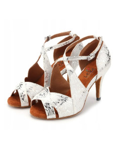 BUTY DO TAŃCA NA ŚLUB ŚLUBNE JAK WĄŻ OBCAS 8,5cm