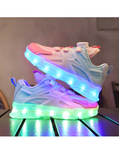 BUTY LED ADIDASY SPORTOWE Z PODŚWIETLENIEM...