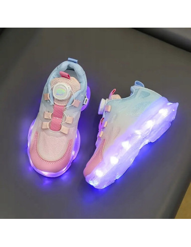 BUTY LED ADIDASY SPORTOWE Z PODŚWIETLENIEM...