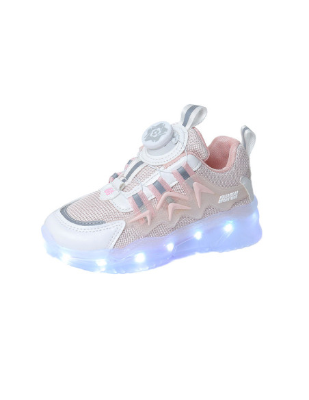 BUTY LED ADIDASY SPORTOWE Z PODŚWIETLENIEM ŚWIECĄCE POKRĘTŁO BEZ ZAPINANIA