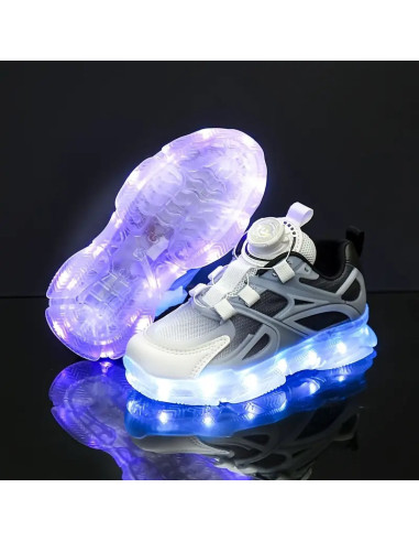 BUTY LED ADIDASY SPORTOWE Z PODŚWIETLENIEM...