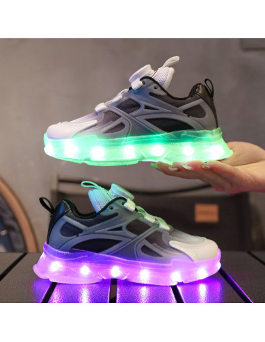 BUTY LED ADIDASY SPORTOWE Z PODŚWIETLENIEM...