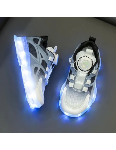 BUTY LED ADIDASY SPORTOWE Z PODŚWIETLENIEM...