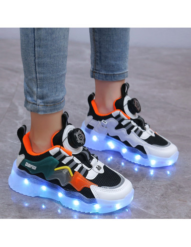 BUTY LED ADIDASY SPORTOWE Z PODŚWIETLENIEM...