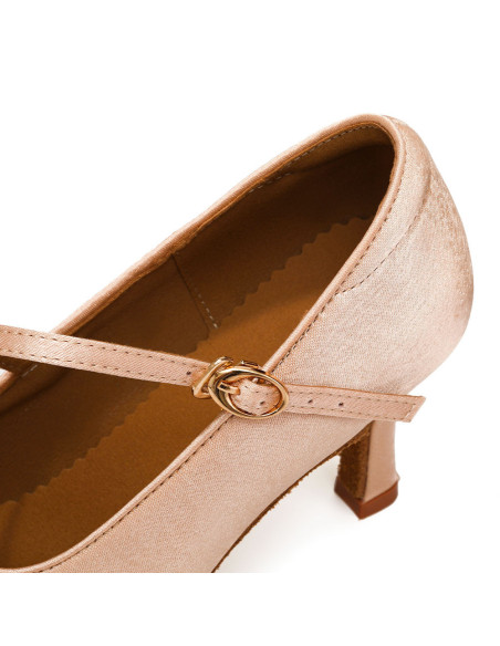 BUTY DO TAŃCA TANECZNE DO STANDARDU DELIKATNE KRYTE 7,5cm