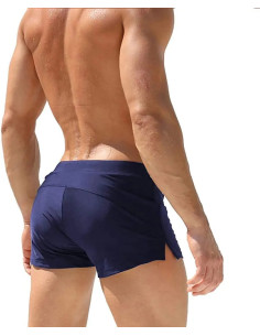 KĄPIELÓWKI SZORTY KĄPIELOWE BOKSERKI WYGODNE FUNKCJONALNE GRANATOWE 2