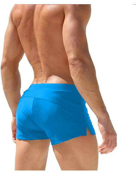 KĄPIELÓWKI SZORTY KĄPIELOWE BOKSERKI WYGODNE FUNKCJONALNE BŁĘKITNE