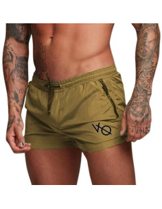 KĄPIELÓWKI MĘSKIE SZORTY SPODENKI KHAKI WYGODNE MODNE VQ ROZMIAR