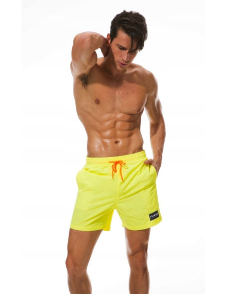 KĄPIELÓWKI MĘSKIE SZORTY SPODENKI KANARKOWE