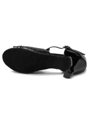 BUTY DO TAŃCA TANECZNE LATINO SALSA 7cm - CZARNE