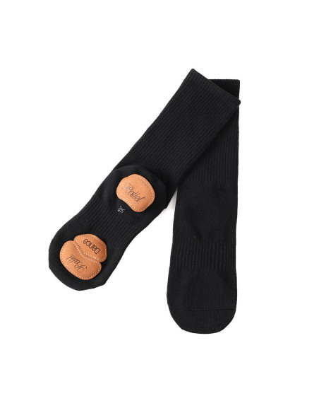 SKARPETKI BALETKI DO TAŃCA BALETU GIMANSTYKA KONTROLOWANY POŚLIZG CZARNE