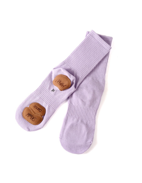 SKARPETKI BALETKI DO TAŃCA BALETU GIMANSTYKA KONTROLOWANY POŚLIZG FIOLETOWE