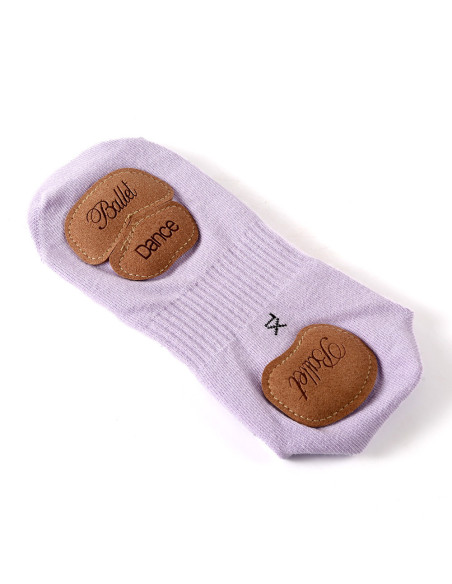 SKARPETKI BALETKI DO TAŃCA BALETU GIMANSTYKA KONTROLOWANY POŚLIZG FIOLETOWE