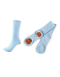 SKARPETKI BALETKI DO TAŃCA BALETU GIMANSTYKA KONTROLOWANY POŚLIZG NIEBIESKIE