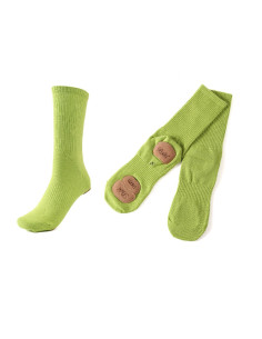 SKARPETKI BALETKI DO TAŃCA BALETU GIMANSTYKA KONTROLOWANY POŚLIZG ZIELONE