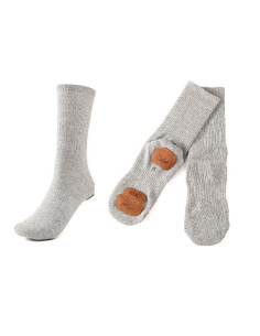 SKARPETKI BALETKI DO TAŃCA BALETU GIMANSTYKA KONTROLOWANY POŚLIZG SZARE