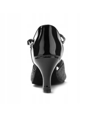BUTY DO TAŃCA TANECZNE LATINO SALSA 7cm - CZARNE