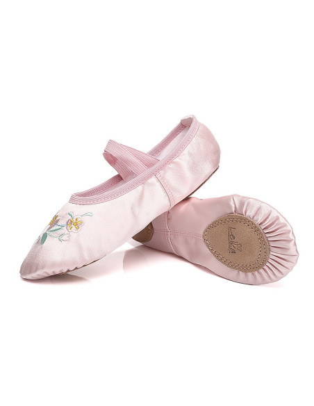 BALETKI DO TAŃCA TRADYCYJNE BALET RYTMIKA RÓŻOWE DZIECIĘCE ROZMIAR