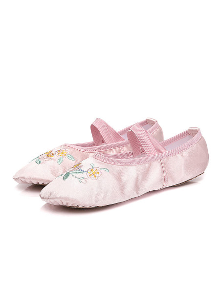 BALETKI DO TAŃCA TRADYCYJNE BALET RYTMIKA RÓŻOWE DZIECIĘCE ROZMIAR