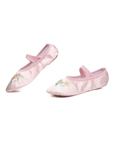 BALETKI DO TAŃCA TRADYCYJNE BALET RYTMIKA RÓŻOWE DZIECIĘCE ROZMIAR