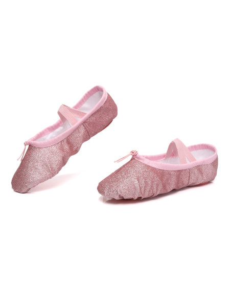 BALETKI DO TAŃCA TRADYCYJNE BALET RYTMIKA RÓŻOWE DZIECIĘCE ROZMIAR