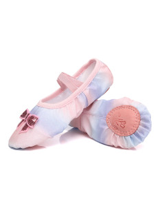 BALETKI DO TAŃCA TRADYCYJNE BALET RYTMIKA PUDROWY RÓŻ DZIECIĘCE ROZMIAR