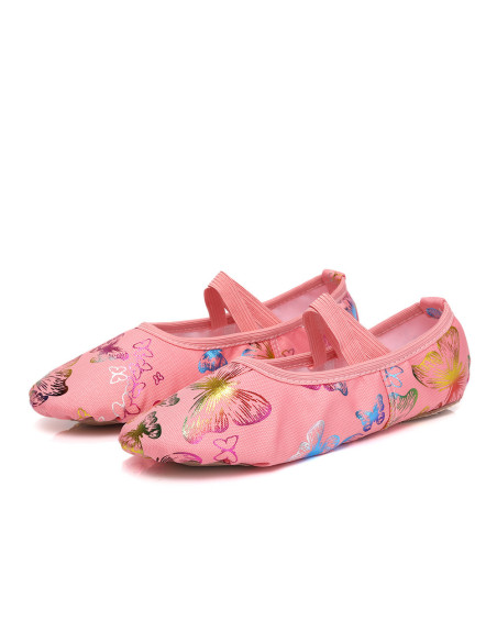 BALETKI DO TAŃCA TRADYCYJNE BALET RYTMIKA RÓŻOWE DZIECIĘCE ROZMIAR