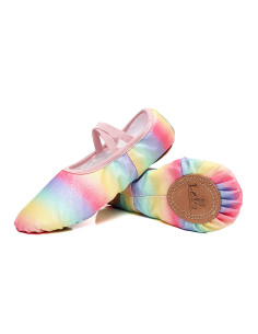 BALETKI DO TAŃCA TRADYCYJNE BALET RYTMIKA KOLOROWE DZIECIĘCE ROZMIAR