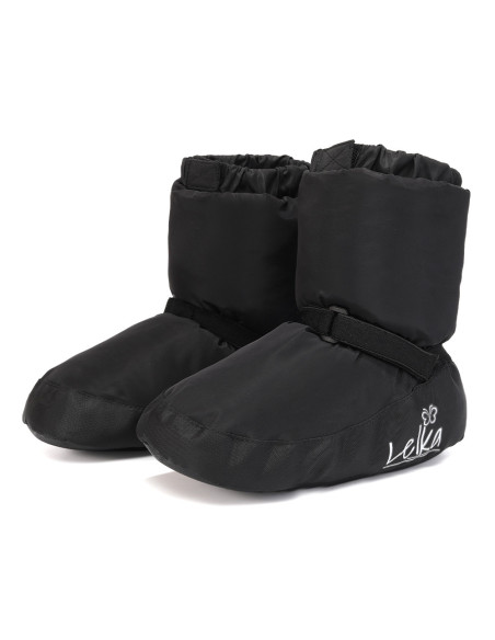 OCIEPLACZE BALETOWE DO BALETU BUTY DO TAŃCA NA ROZGRZEWKĘ CZARNE