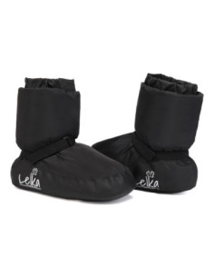 OCIEPLACZE BALETOWE DO BALETU BUTY DO TAŃCA NA ROZGRZEWKĘ CZARNE 2